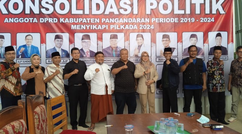 Konsolidasi Politik 16 Anggota DPRD Pangandaran Berbagai Partai Menyikapi Pilkada 2024