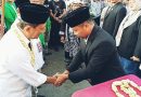 Kesenian Lengser Sambut Pendaftaran Ujang-Dadang ke KPU Pangandaran