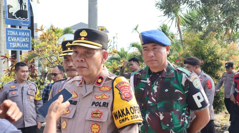 Apel Kesiapan Pengamanan Pelantikan Presiden dan Wakil Presiden 2024-2029 tingkat polres Pangandaran