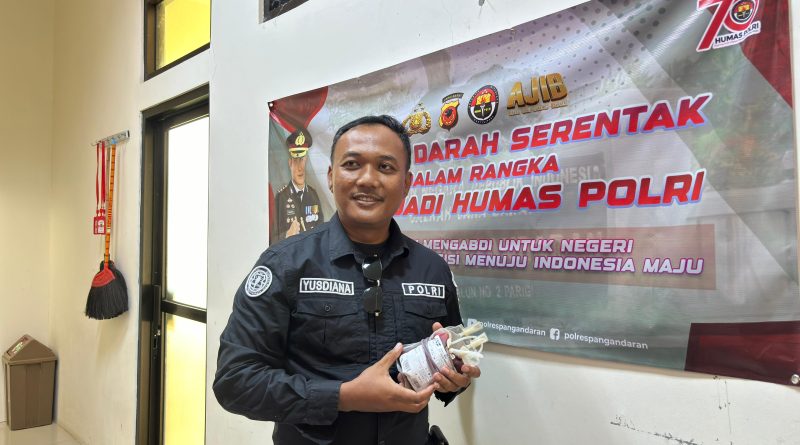 Menyambut HUT Humas Polri ke-73, Polres Pangandaran Gelar Donor Darah