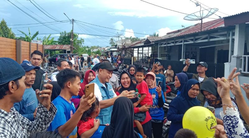 Emak – emak Lubuk Tanjung Siap Menangkan Yoppy Rustam 85 persen