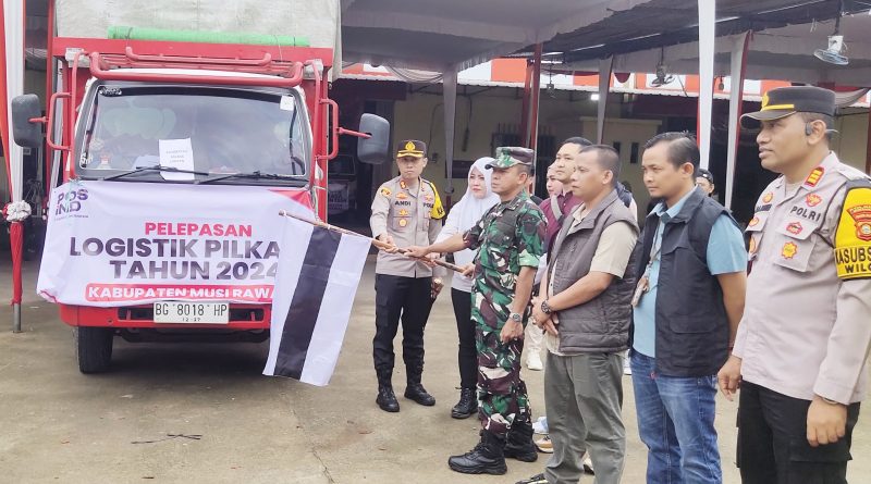 Dipimpin Kapolres Musi Rawas, Bersama Stakeholders Distribusikan Logistik Surat Pilkada Ke Kecamatan Se-Kabupaten Musi Rawas