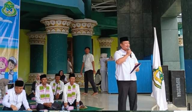 Pjs. Bupati Musi Rawas Diwakili Plt. Asisten Pemerintahan dan Kesra, Membuka Kegiatan Manasik Haji RA Se-Kabupaten Musi Rawas