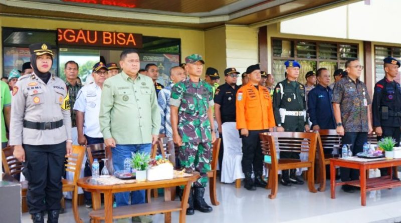 Kepala Staf Kodim Mayor Inf Khairul Ansori Beserta Anggota Hadiri Apel Gelar Pasukan Operasi Lilin 2024