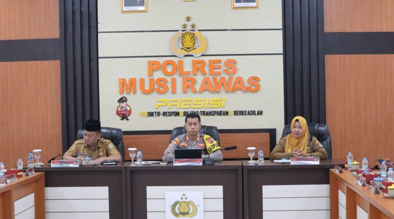 Dukung Program Pemerintah Pusat Dalam Rangka Swasembada Jagung, Polres Musi Rawas Bersama Stakeholders Ikuti Rapat Koordinasi