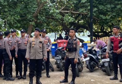 Polres Pangandaran Laksanakan Patroli di OBWIS Berikan Rasa Aman Bagi Wisatawan