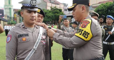 Menjelang Libur Lebaran 1446 H, Polres Lubuk Linggau Laksanakan Apel Gelar Pasukan Operasi Ketupat 2025