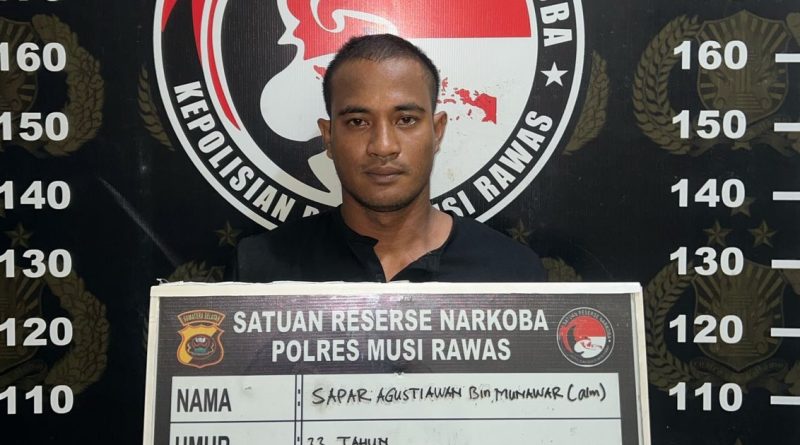 Satresnarkoba Polres Musi Rawas Kembali Menunjukkan Komitmennya Dalam Berantas Peredaran Gelap Narkotika Jenis Sabu